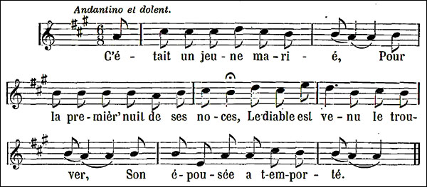 La Jeune Mariée emportée par le diable