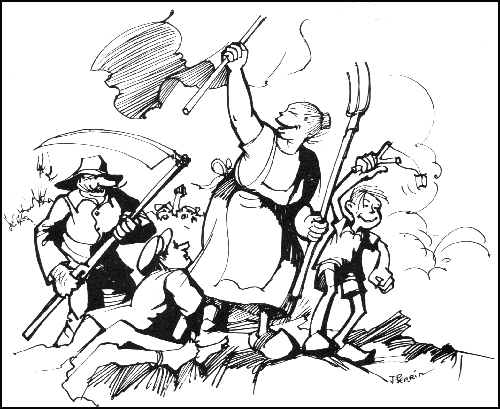 La Galvachouse guidant le peuple