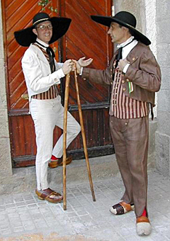 Costume homme rayé