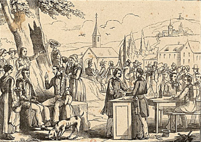Conscrits 1850 - Bibliothèque nationale de France, département Estampes et photographie, RESERVEFT4-QB-370(130)