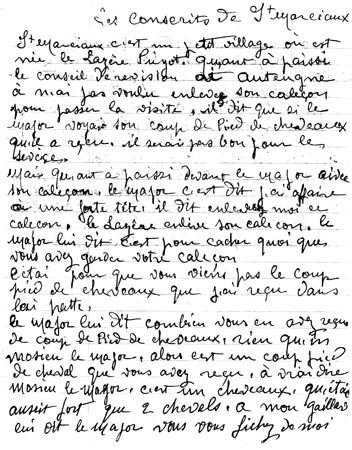 Les conscrits de St Marciaux