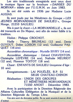 Danses du Morvan. Danses du Morvan.