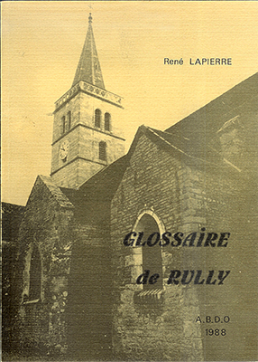 Glossaire de Rully Glossaire de Rully