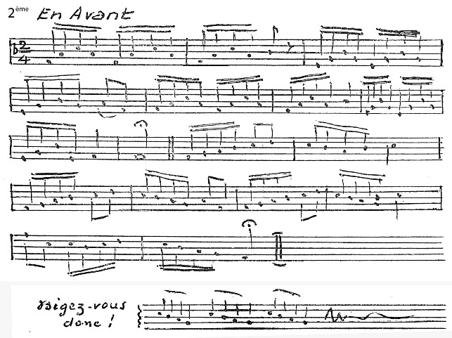 Quadrille - Second avant-deux Quadrille - Second avant-deux
