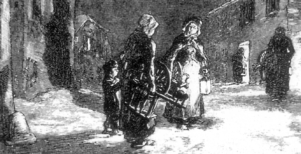 Départ pour la veillée Départ pour la veillée